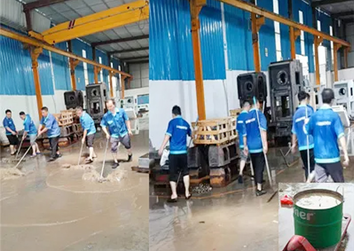 Samhoor High Speed Punching Machine Factory Flood Prevention and Fighting