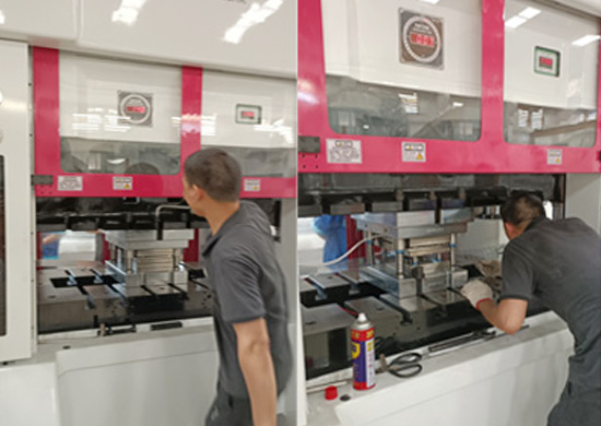 How to safely and efficiently install molds on the high precision stamping presses?