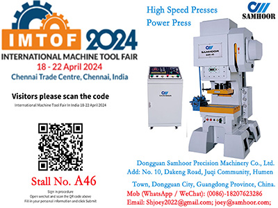 Samhoor Punch Press Company invitation of IMTOF 2024 INTERNATION MACHINE TOOL FAIR