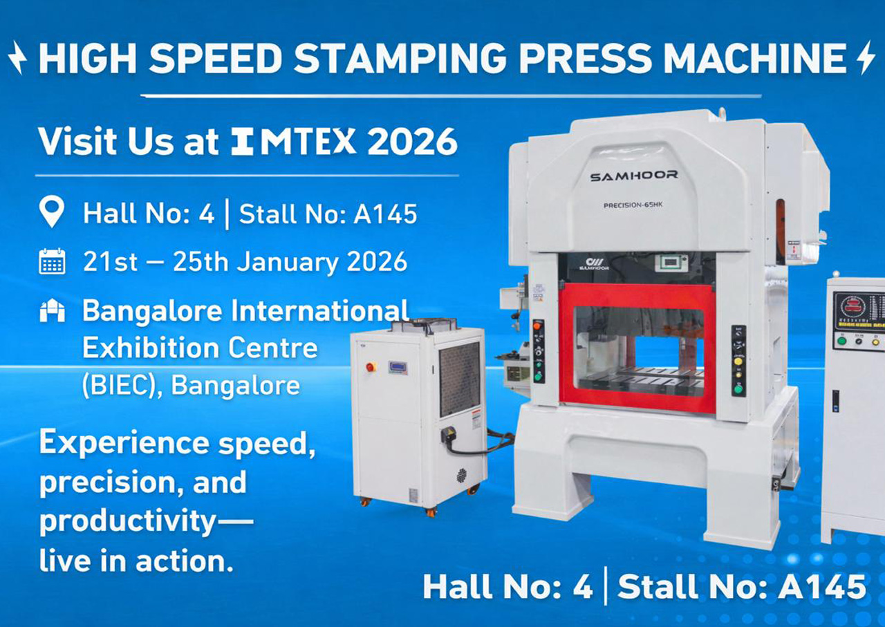 Samhoor High-Speed Punch Press Preview at India IMTEX: Innovate Together, Forge a Win-Win Future