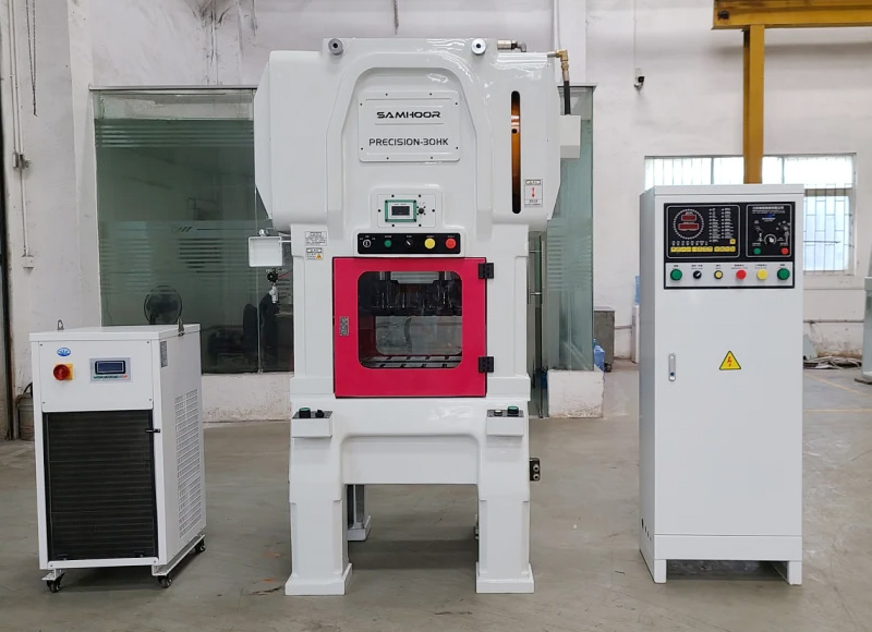 H-Frame 30 Ton Razor Wire Stamping Press Machine | SAMHOOR Manufacturer