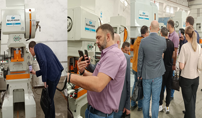 Customers focus on the stamping press machine factory