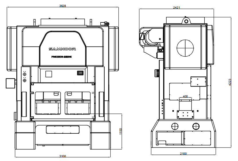 220t-industrial-power-press-with-nsk-bearings-and-mac-solenoid-valve